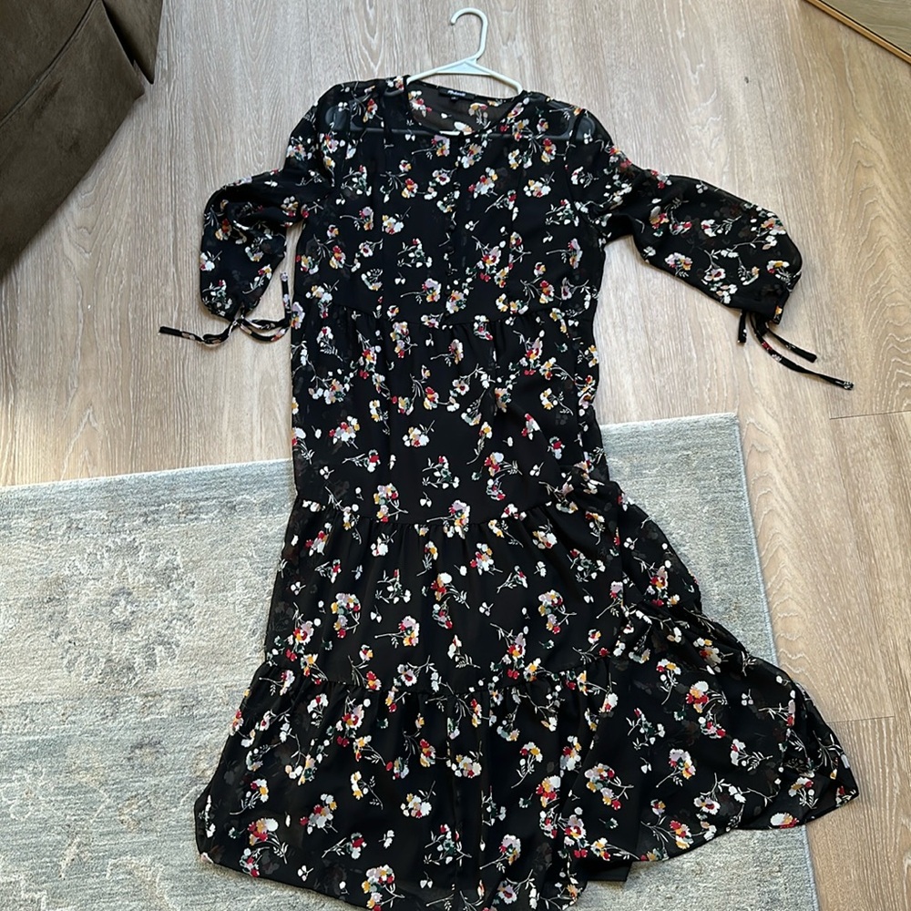Madewell long sleeve maxi dress